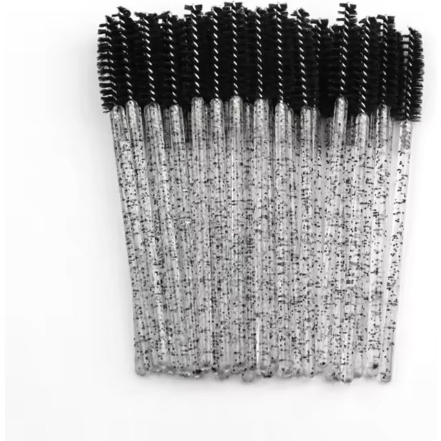 Peignes brosse à cils en cristal, 50 à 100 pièces, baguettes de Mascara professionnelles pour Extension de cils, outil de maquillage et de beauté pour cils