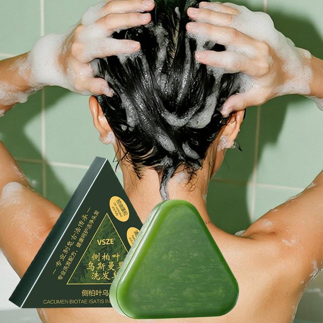 Usman herbe & Platycladus shampooing barre croissance des cheveux naturel perte de cheveux traiter renforce les racines contrôle huile nettoie le cuir chevelu savon 120g