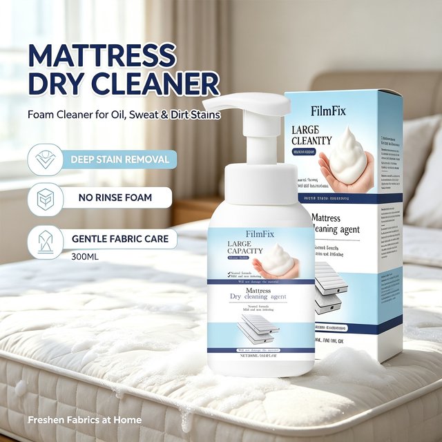 Mattress Rug Cleaner Spray Dry Cleaning Foam Agent Remove Oil Sweat Fabric Care For Carpet Home Multipurpose Deodorize Cleanser