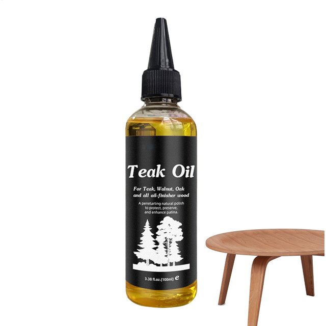 100ml Furniture Oil Wood Polishing Furniture Hardwood Polisher Conditioner For Outdoor Indoor Boats Shower Benches Patio Deck