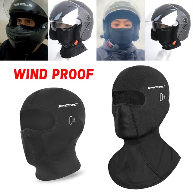 For HONDA PCX125 PCX150 PCX160 PCX 125 150 160 2013 - 2024 Moto Scarf Hat Balaclava Cycling Full Face Mask Warm Outdoor Sports