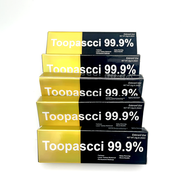 New Original Toopascci 99.9% Tattoo Cream Before Surgery Semi Permanent Makeup Beauty Body Eyebrow Lips Liner 10g