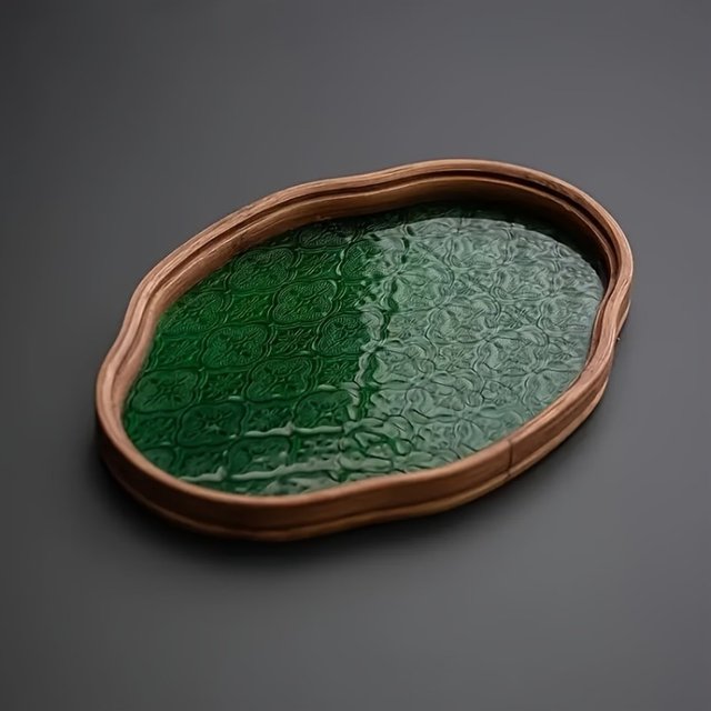 Glass cosmetic storage tray, dry brewing tray, Kung Fu tea set, small tea table, living room office tea tray storage tray