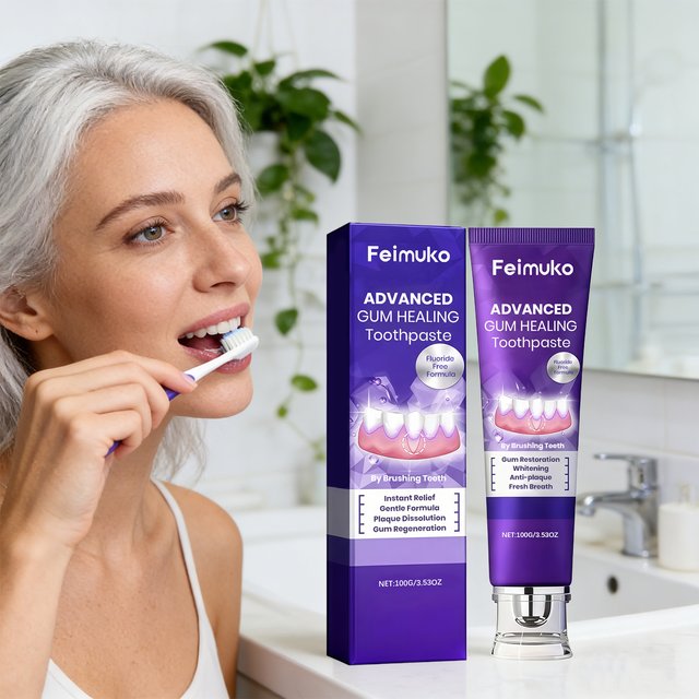 Gum Repair Toothpaste Alleviate Gum Swelling Pain Gentle Cleansing Remove Oral Odor Relieve Tooth Damage Brightening Toothpaste
