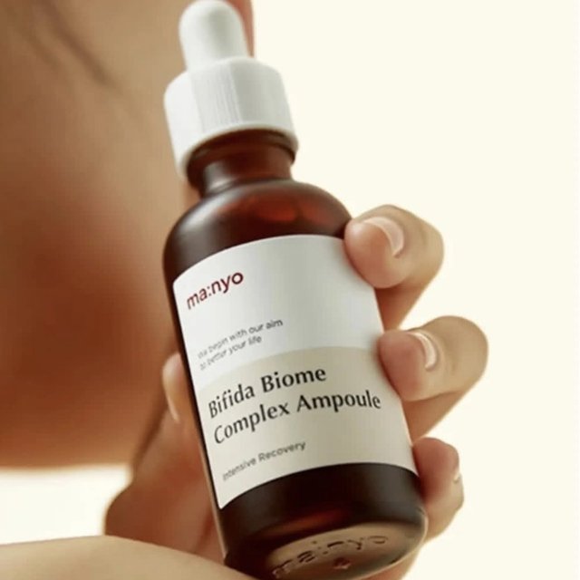 ma:nyo Bifida Biome Complex Ampoule Korean Original Essence Strengthens Skin Barrier Reduce Wrinkles Probiotic Complex Face Care