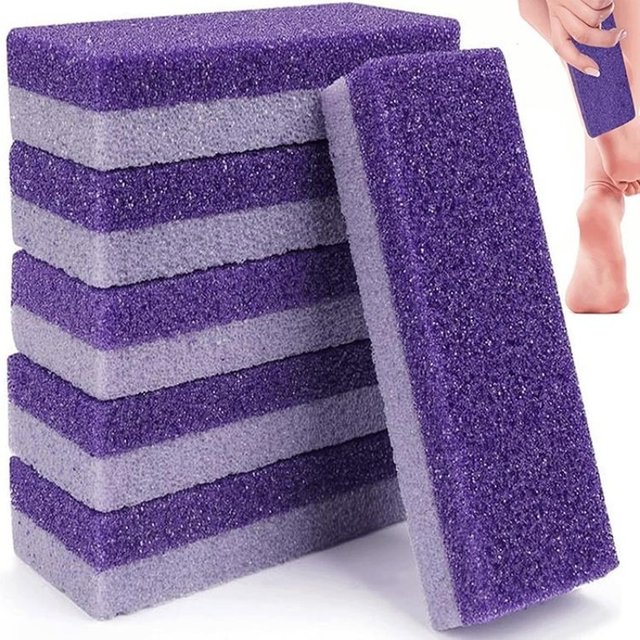 Foot Care Pumice Stone for Feet 2in1 Double Sided Foot Pumice Stone Dead Skin Scrubber for Feet Hands and Body Dead Skin Remover