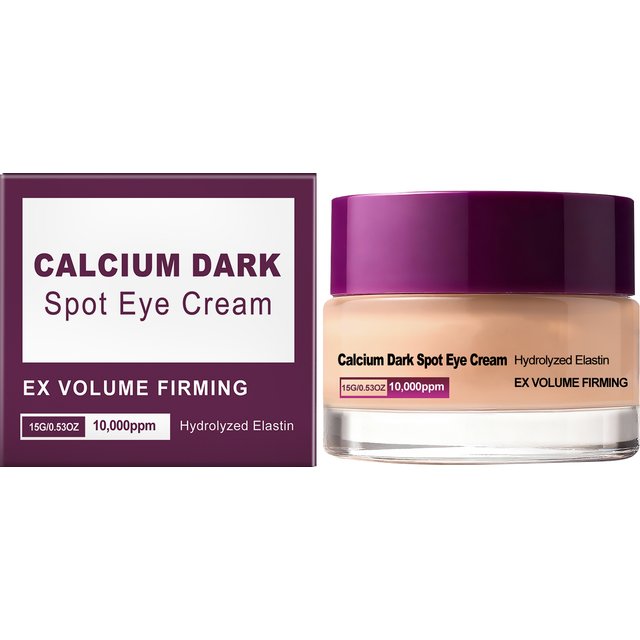Calcium Dark Spot Eye Cream Collagen Boosting Wrinkle Smoothing Anti-Aging Firming Eye Cream for Wrinkles Puffiness Hydrating