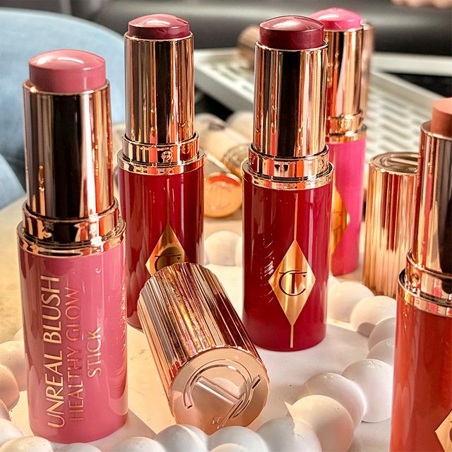Charlotte CT Blush Stick Contour Cream Luminous Makeup Air Cushion Blush Pen Matte Easy To Blend for Even Natural Finish Tilbury