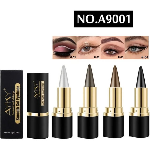 AYKY Smooth Gel Eyeliner Gel - Long-lasting, Waterproof, Quick-drying, Matte Eyeliner for Export Wholesale