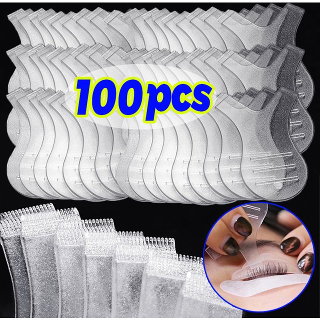 Transparent Y Shape Lash Lift Brush Reuseable Plastic Graft Perm Mini Comb Makeup Eyelash Brushes 3D Curler Brush Tool Accessory