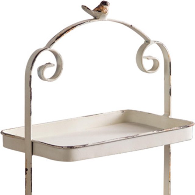 Desktop Storage Basket Perfume Cosmetics Holder Countertop Organizer Rack 2 Tier for Bedroom Wedding Cafe Restaurant Bakery