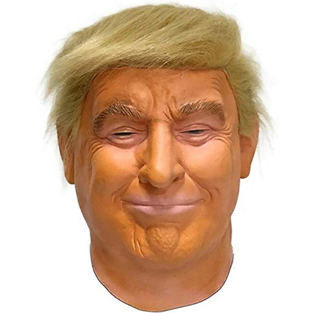 Masque facial en latex Trump pour la fête costumée d'Halloween, la tête complète, le festival,
