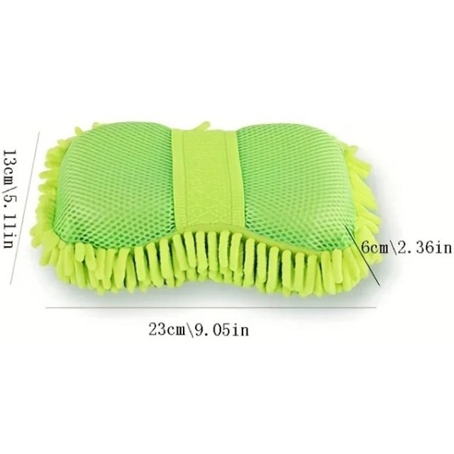 Car Cleaning Sponge Blocks-High-Density Coral Fiber,Scratch-Resistant Ergonomic Handle For Vehicle Detailing And Surface Care