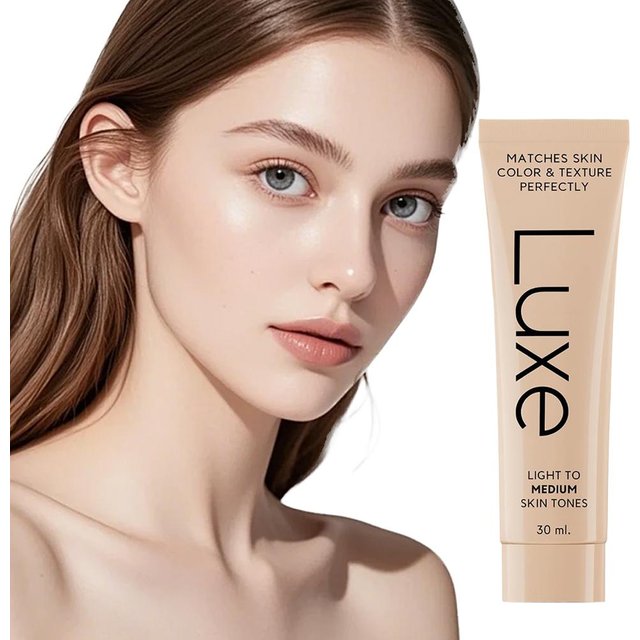 Luxe Full Coverage Color Changing Concealer,Waterproof Face&Body Concealer Cream for Scars Wrinkles &Tattoos,Regulates Skin Tone