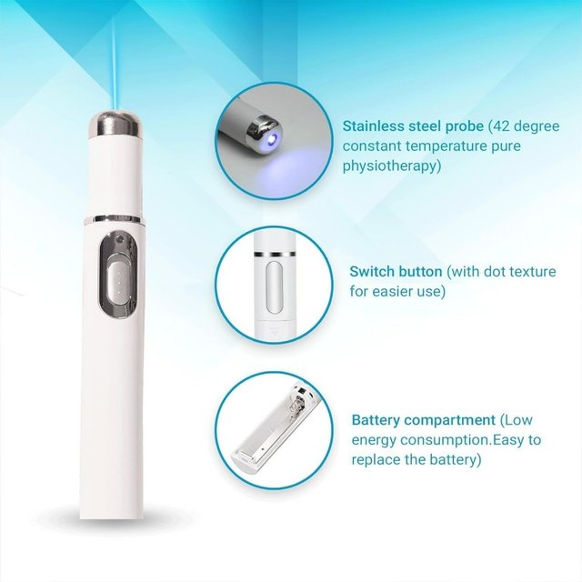 Facial Beauty Device Eye Massager Blue Light Black Eye Circles Facial Care Tool Lightening Texture Maintaining Eye Bags