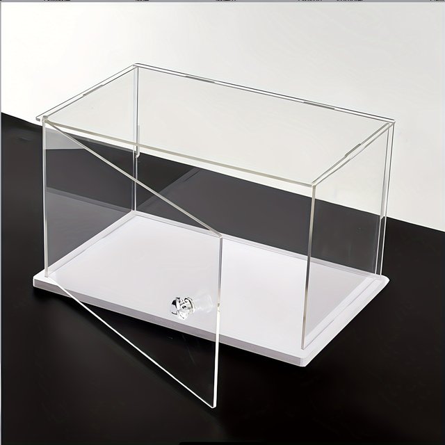 Acrylic Display Cabinet with Open Door Dustproof & Versatile Storage Solution for Collectibles,Shoes,Bag,& Cosmetics Home Decase