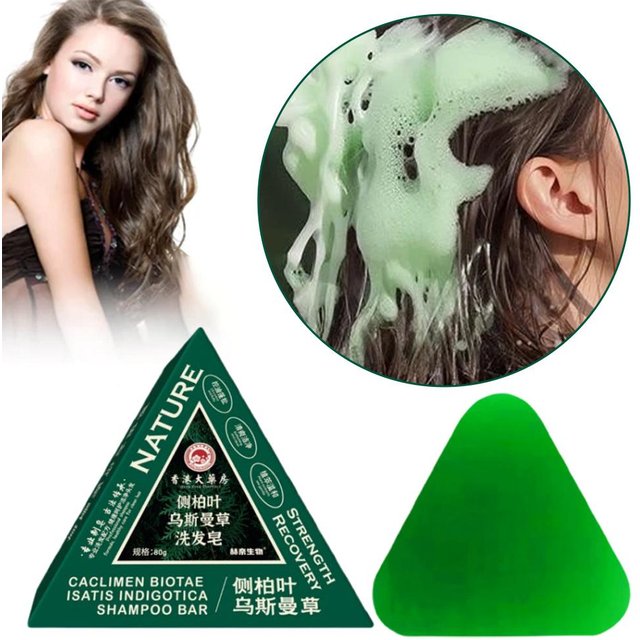Usmanthus Sinensis Shampoo Soap Herbal Dandruff Removal Shampoo Bar Oil Control Scalp Cleansing Hair Care Soap Hair Accessories
