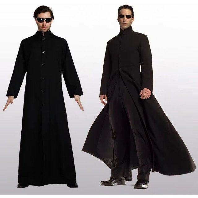 Film d'Halloween The Matrix Neo Trinity Cosplay combinaison unisexe Morpheus Trench noir lunettes de soleil uniforme fête mascarade tenues