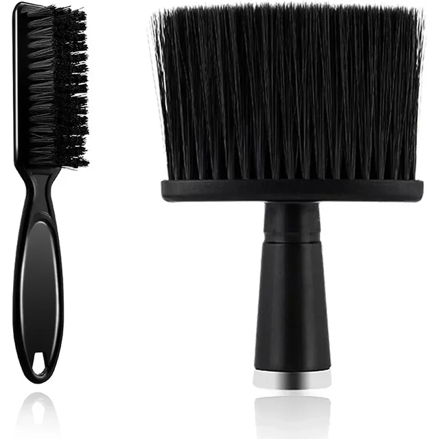 Pro Barber Brush Set Salon Hairdresser Clean Brushes Neck Duster Brush Clipper Cleaning Hairbrush Barbershop Styling Supplies