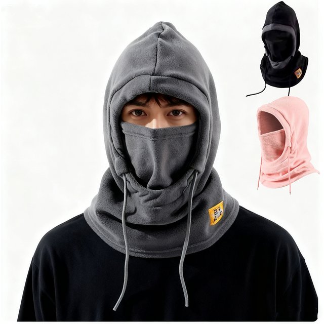 Chauffe-cou thermique pour moto, cagoule polaire d'extérieur, écharpe de ski, masque facial, Snood, chapeau coupe-vent, garde au chaud, casquette vtt, hiver