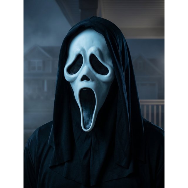 Scream Ghostface Mask Latex Horror Full Head Party Ghostface Mask Grimace Prank Cosplay Prop Hallowee Decor Party Supplies Gift