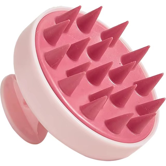 Silicone Shampoo Scalp Hair Massager Magic Handle Brush Head Body Scalp Massage Brush Scalp Massage Brush Comb Spa Massage Brush