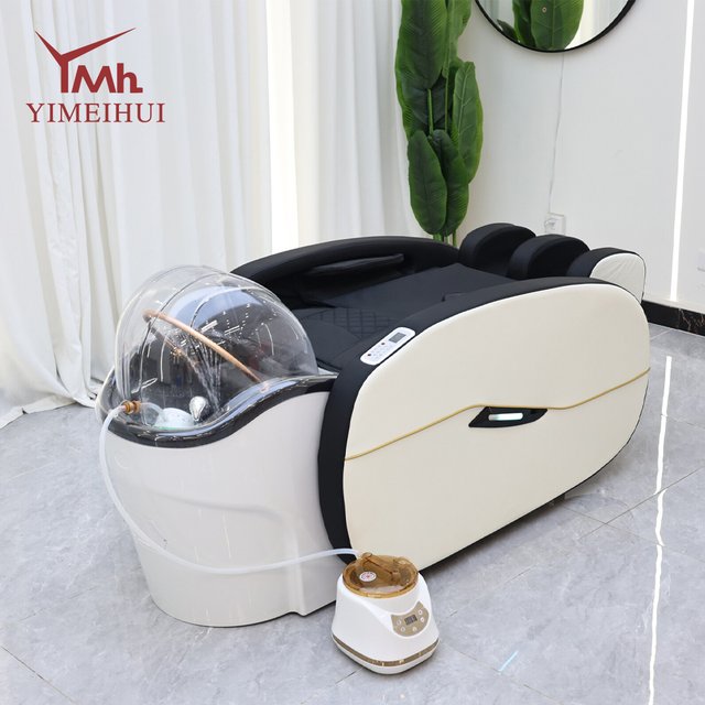 Modern Intelligent Comfortable Electric Multipurpose Hair Washing Salon Table Massage Shampoo Bed