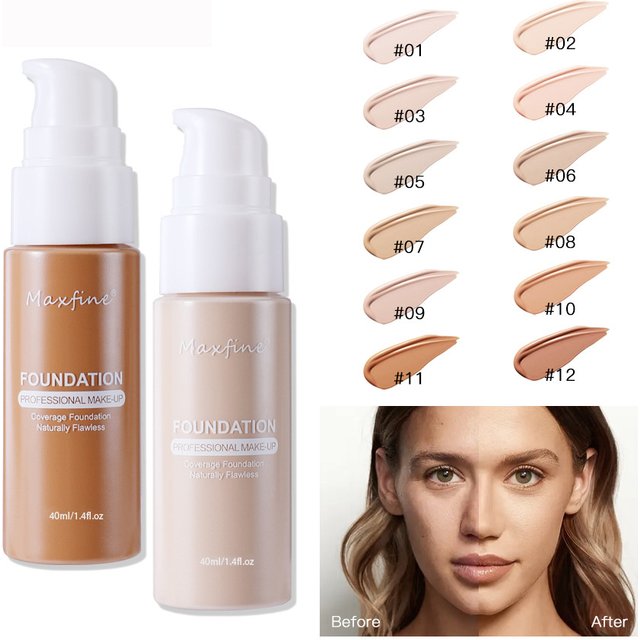 Liquid Foundation Effective Concealer Waterproof Sweat-resistant Makeup Professional Cosmetics