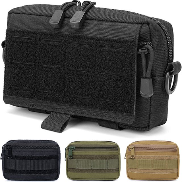 Sac de taille utilitaire Molle EDC, pochette tactique, sac de premiers secours médicaux, Kit d'outils EDC de survie en plein air, pochette de ceinture, sac de sport et de chasse