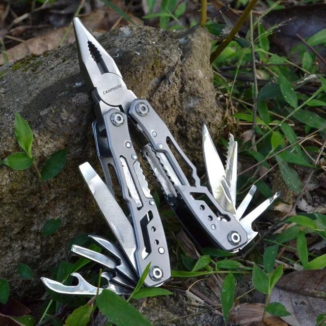 Huangziqi – couteau de survie d'urgence pliable en acier inoxydable Edc, multi-outils d'extérieur
