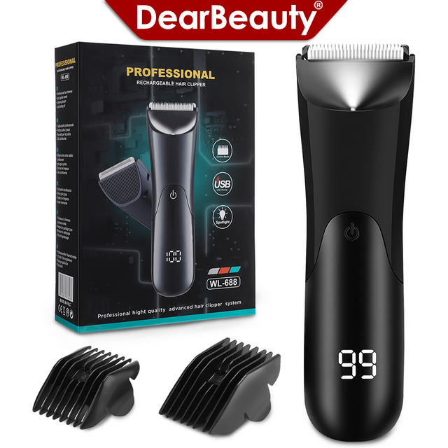 Professional Groin Body Hair Trimmer Ball Shaver for men Body Grooming Clipper Rechargeable Ceramic Trimmer Bikini Epilator
