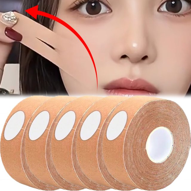 1/5rolls Face V Line Neck Eyes Lifting Tape Breathable Reduce Facial Wrinkles Supports Elastic Bandage Facial Skin Care Tool