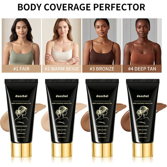 100ml Body Leg Concealer Waterproof Anti Transfer Cover Tattoo Scar Varicose Veins Even Skin Tone Wheat Tan Foundation