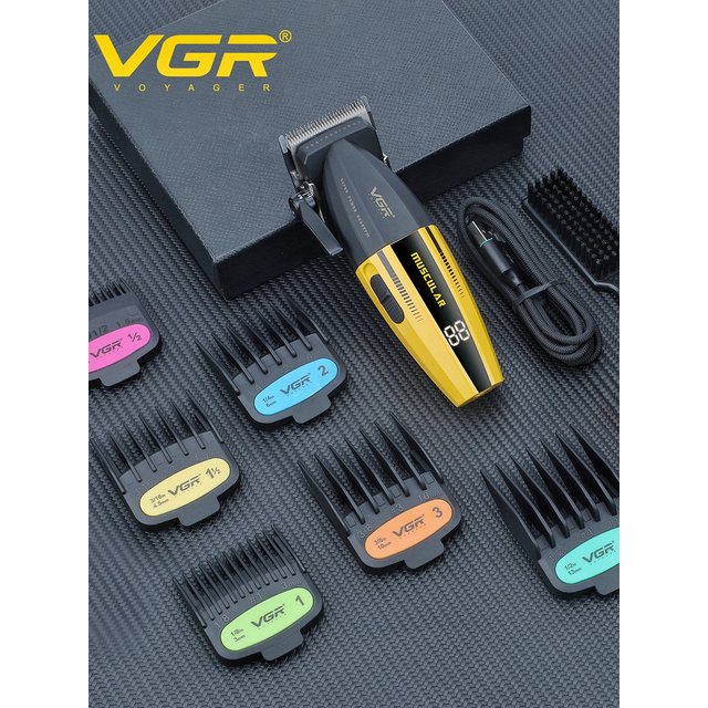 VGR Clipper Professional Hair Trimmer Electric Hair Cutting Machine 9000 RPM Hair Clipper Barber Cordless Clipper for men V-285