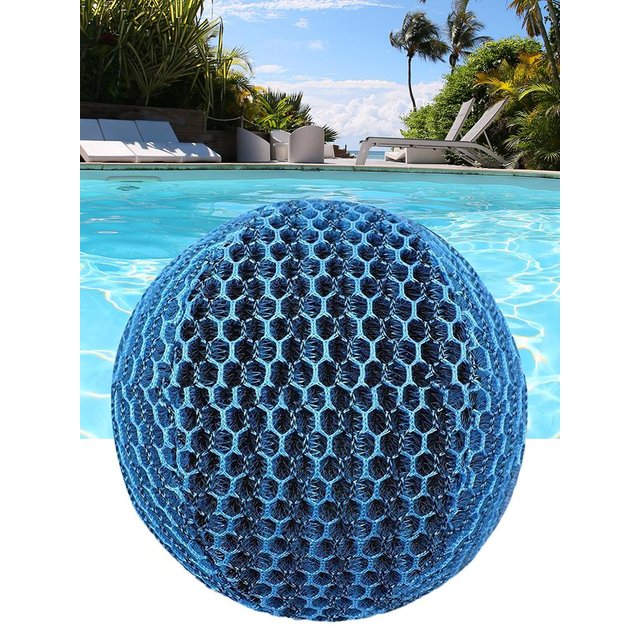 Hot Tub Scum Absorber Oil Absorbing Sponge Skimmer Balls Reusable Spa and Pool Cleaner Sunscreen Remover Skimmer Scum Ball