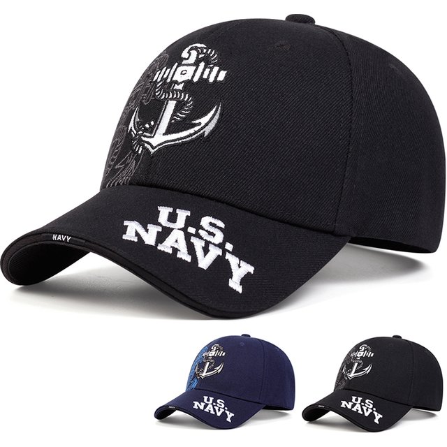 Unisex Anchor Embroidery Baseball Caps Spring and Autumn Outdoor Adjustable Casual Hats Sunscreen Hat