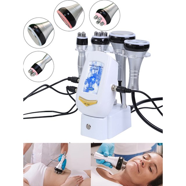 NEW 40K Cavitation Machine 4-1 Ultrasonic RF Body Shaping Lose Weight Multipolar Slimming Facial Skin Tightening Lifting Device