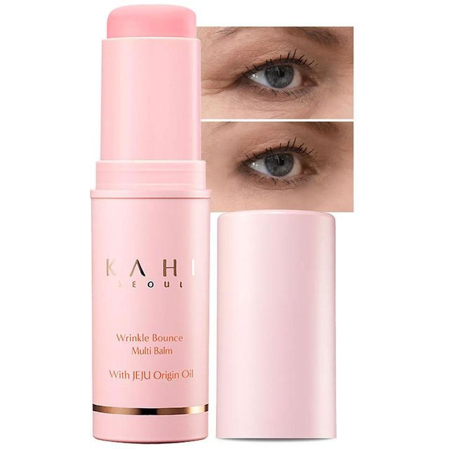 KAHI Multi Balm Stick Wrinkle Bounce Moisturizing Multi Balm Daily Face Moisturizer Stick Korean Skincare Hydrating Stick