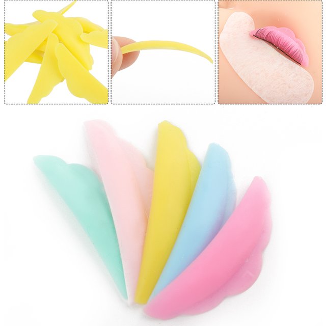 10pcs Eyelash Extension Silicone Pad Perm Eyelashes Curler Pads Reused Lash Lifting Eye Patch Assist Tool Makeup Supplies