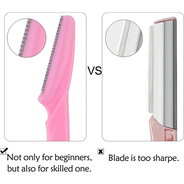 5-100Pcs Eyebrow Trimmer Face Blade Shaver Portable Eye Brow Epilation Hair Removal Safety Eyebrow Cutting Woman Makeup Tools
