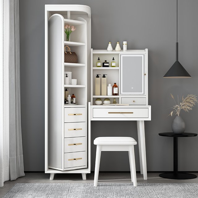 Classic Luxury Vanity Table Simple Modern Bedroom Makeup Vanity Table Storage Nordic Coiffeuse De Chambre Home Furniture