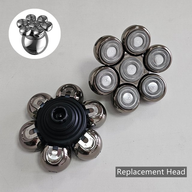 7 Blade Razor Replacement Shaving 7D Heads Floating Washable For Most Electric Shavers Trimmers Kit Cutter Blades