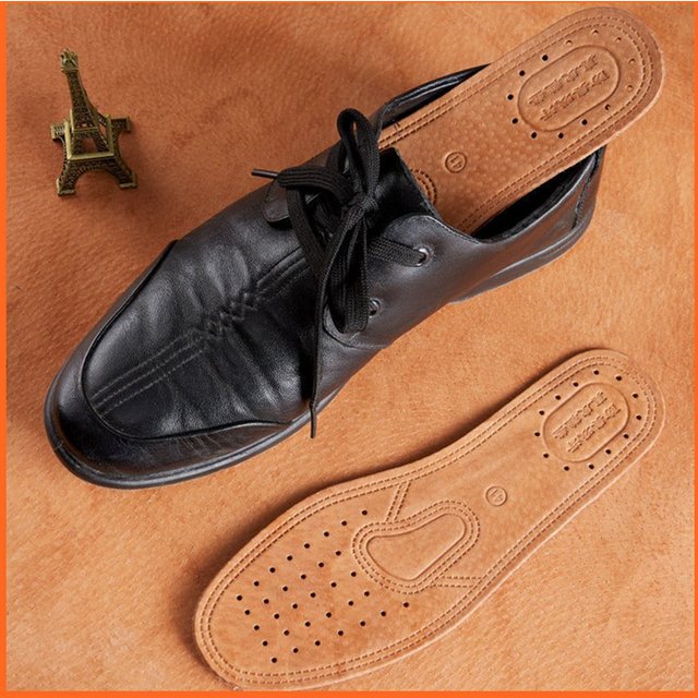 Genuine Leather Insole For Shoes Men Women Comfortable Deodorant Casual leather Insoles for Feet Quality Cowhide Flats Shoe Sole