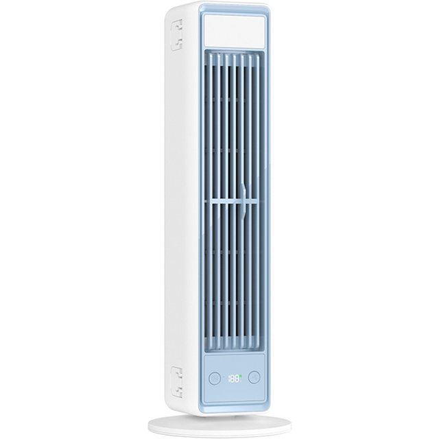 Mini Airs Conditioner Quiet Oscillating Standing/Lying Towers Fan Bladeless Floor Desk Fan Powerful Airs Cooler For Bedroom Home