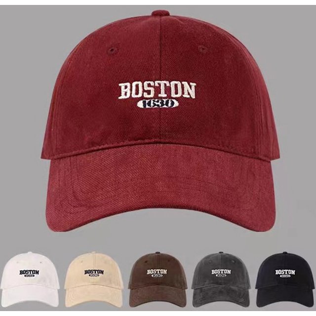 Embroidery Letter Baseball Hat for women Sunshade Fashion Solid Color Duck Tongue Caps Unisex Outdoor Sunscreen Visor Peaked Cap