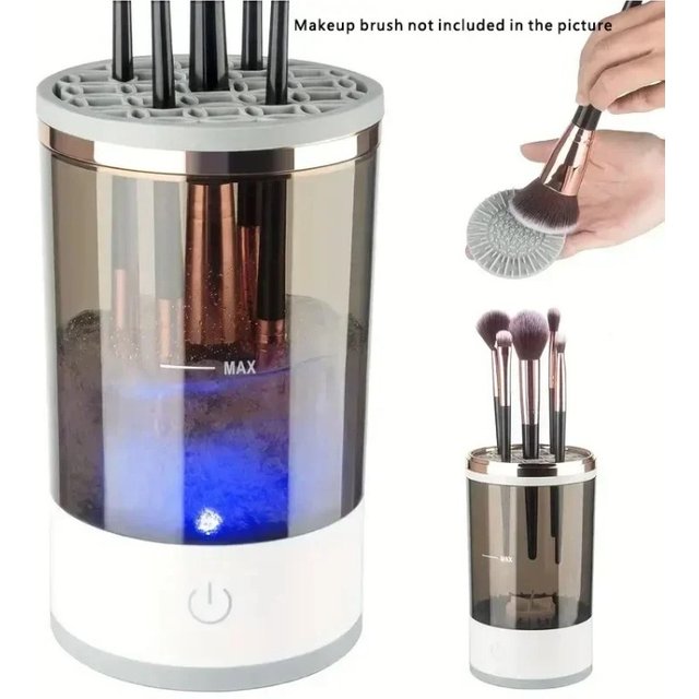 3 In 1 Portable Automatic Electric Makeup Brush Cleaner for women Eye Shadow Brush Holder Stand Tool And Dryer Beauty Makeup