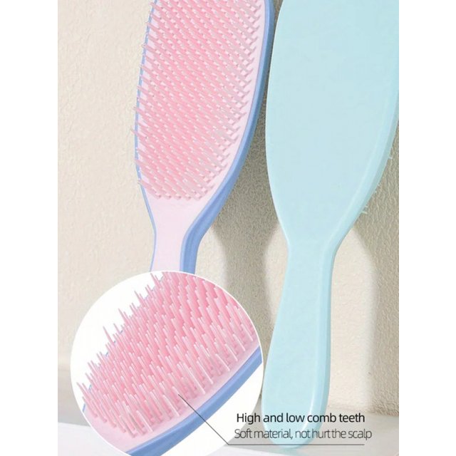 1pcs Detangling Hairbrush Anti-static Comb Soft Scalp Massage Not Knotted Brush Anti-frizz Detachable Comb Hair Styling Tool
