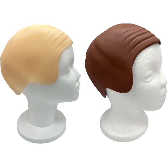 Syhood Halloween Bald Cap Makeup Latex BaldHead Wig Caps Bald Hat Cosplay Costume for Adults