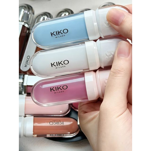 KIKO MILANO Kissable Plumping Lip Cream Hydrating Lip Gloss Daily Makeup Date Night Assorted Shades Long Lasting Shine