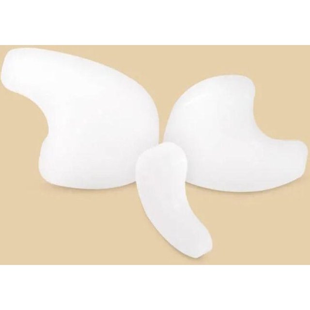 2Pcs=1Pair Durable Silicone Finger Toe Separator Bunion Bone Thumb Protector Hallux Valgus Adjuster Foot Care Pedicure Corrector